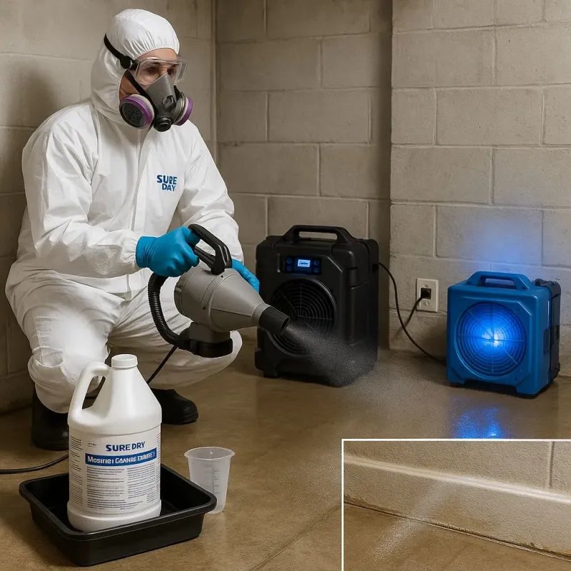 Sanitization and Odor Removal process in West Longview, WA