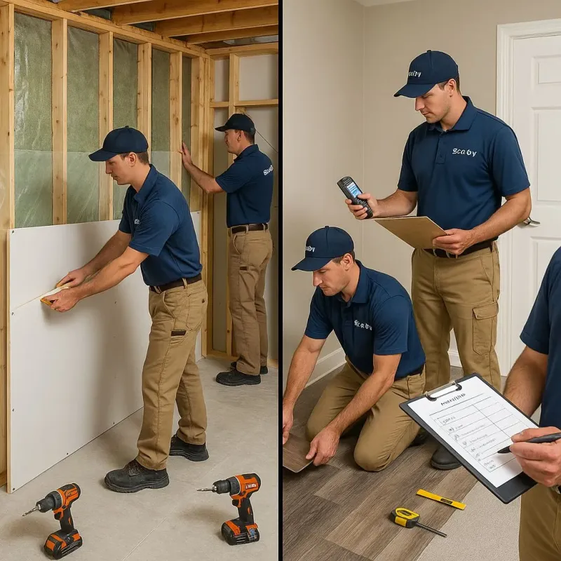 Repairs and Reconstruction process in West Longview, WA
